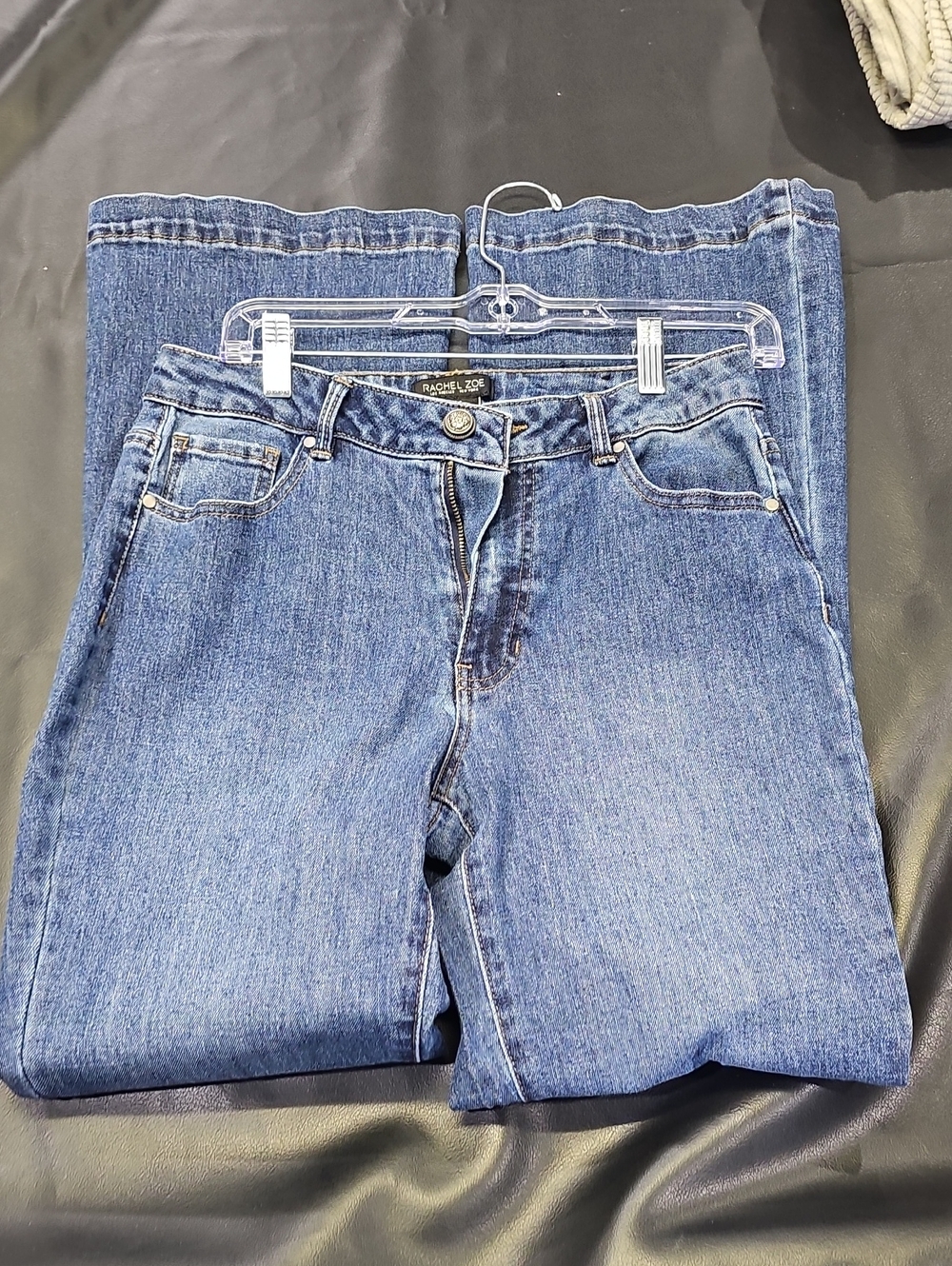 Rachel Zoe Women Flarr-Leg Blue Denim Jeans
